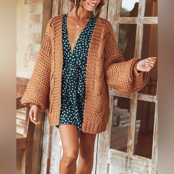 Amazon Sweaters - NWOT Chunky Knit Cardigan